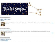 Tablet Screenshot of gisforgingers.com
